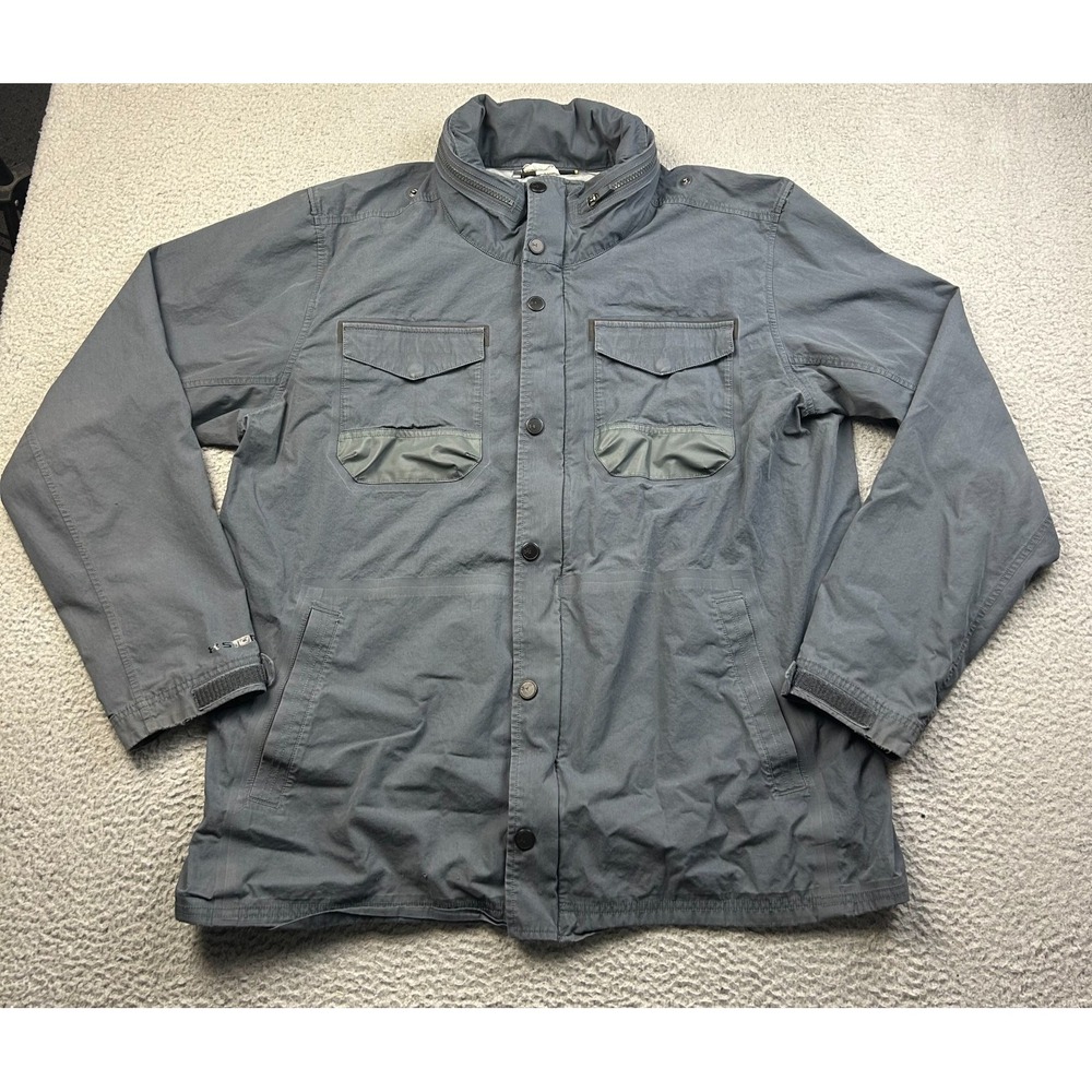 Under Armour Jacket Men Grey Performance Military Tactical Hooded Utility 2XL